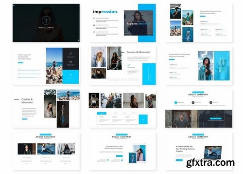 Impression - Powerpoint Keynote and Google Slides Templates