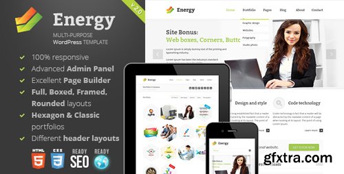 ThemeForest - Energy v3.1.1 - Responsive Multi-Purpose Theme - 4839446