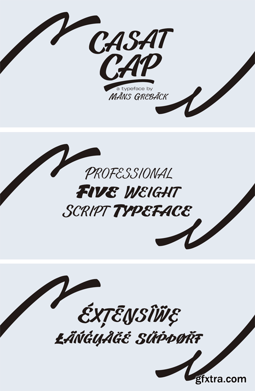 Casat Cap Font Family