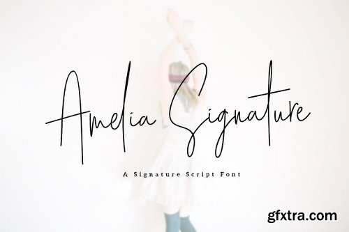 CreativeMarket Amelia Signature 2306029