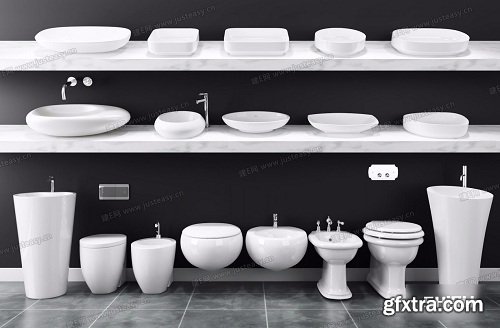 Bathroom supplies 3d Models