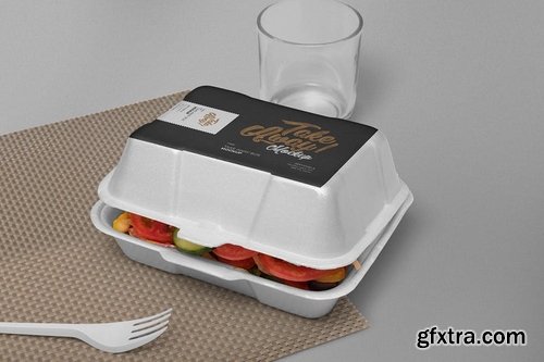 6 Disposable Food Packaging Mockups