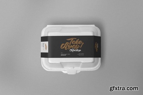 6 Disposable Food Packaging Mockups