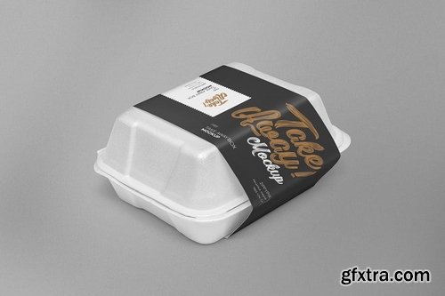 6 Disposable Food Packaging Mockups