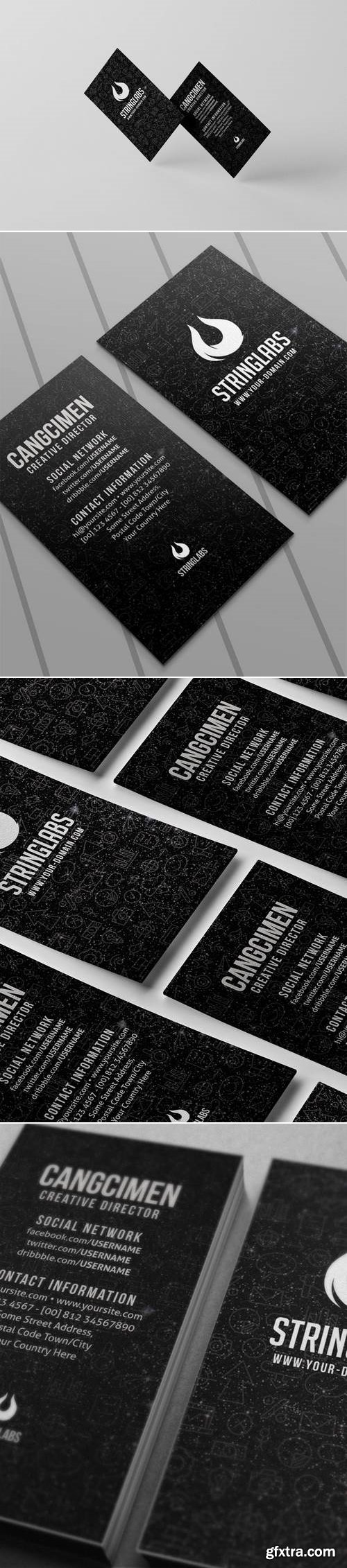 Creative Dark - Business Card Template