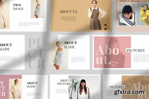 Fashion Lookbook Powerpoint and Keynote Templates