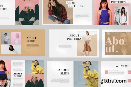 Fashion Lookbook Powerpoint and Keynote Templates