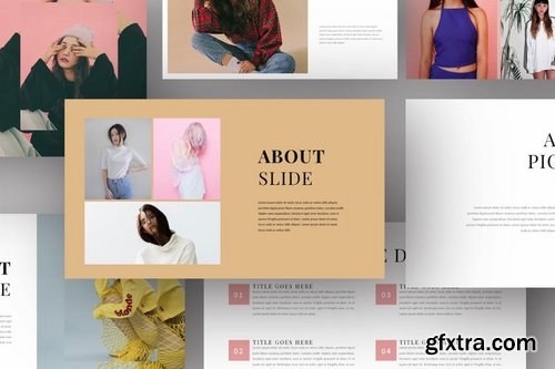 Fashion Lookbook Powerpoint and Keynote Templates