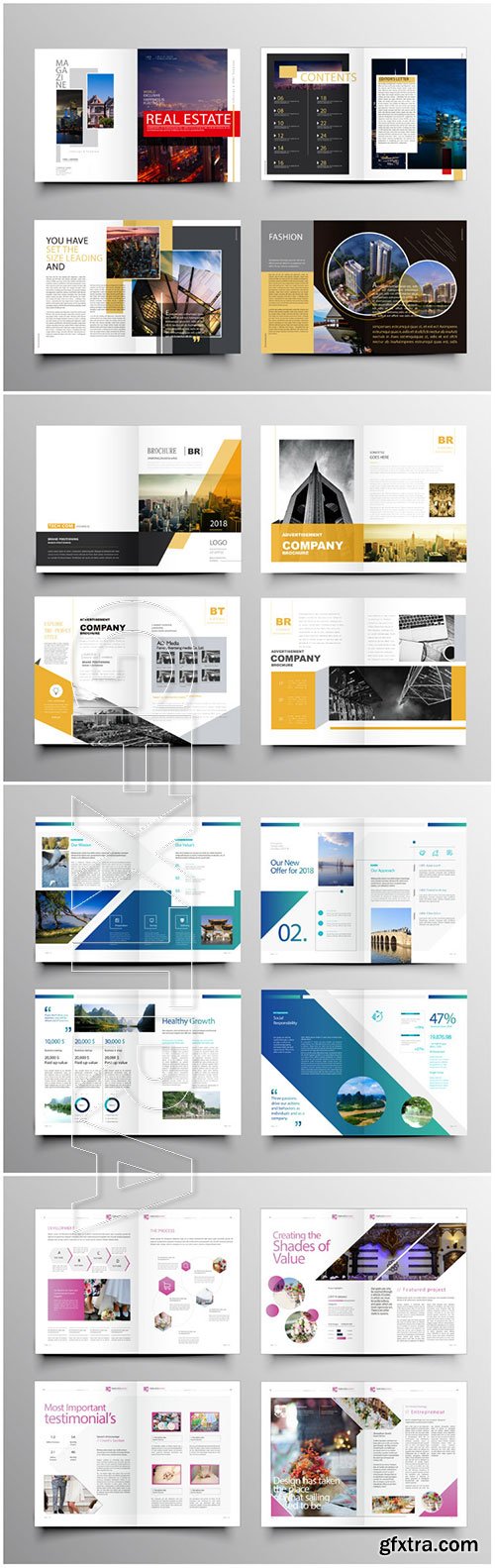 Brochure template vector layout design, corporate business annual report, magazine, flyer mockup # 229