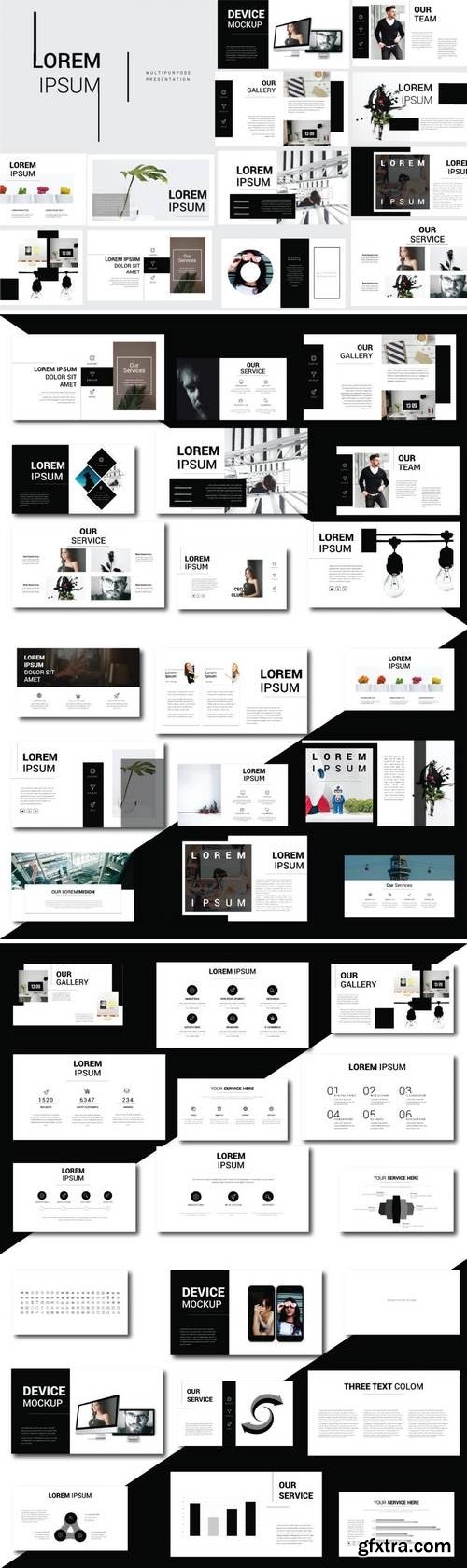 Lorem Ipsum - Powerpoint, Keynote, Google Sliders Templates