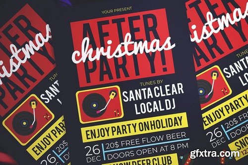 Christmas After Party Flyer