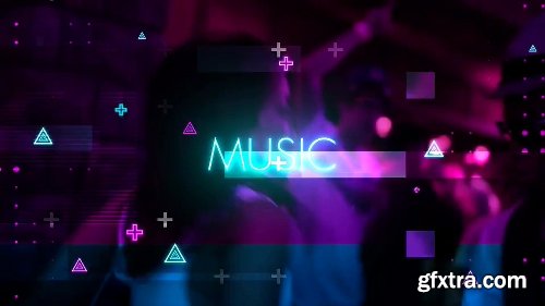 Videohive Neon Light Party 22785027