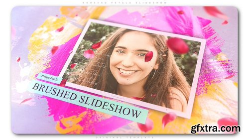 Videohive Brushed Petals Slideshow 22549430