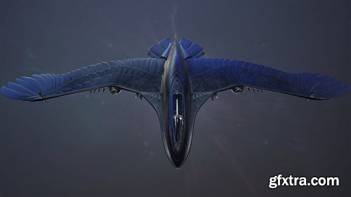 BlackBird Ornithopter 3D Model