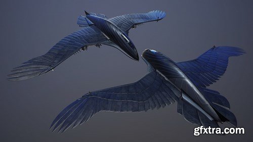 BlackBird Ornithopter 3D Model