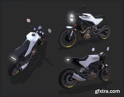 Husqvarna Bike Vitpilen401 3D Model