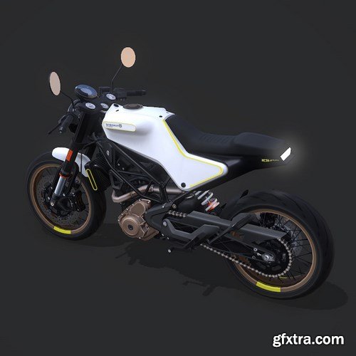 Husqvarna Bike Vitpilen401 3D Model