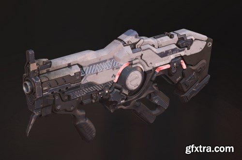 DOOM Plasma Rifle 3D Model