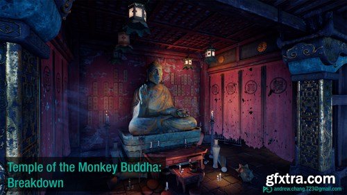 Temple of the Monkey Buddha 3D Model