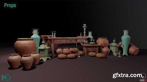 Temple of the Monkey Buddha 3D Model