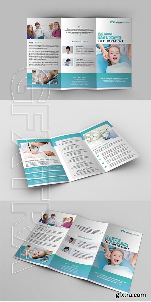 CreativeMarket - Medical Tri-Fold Brochure 2903315