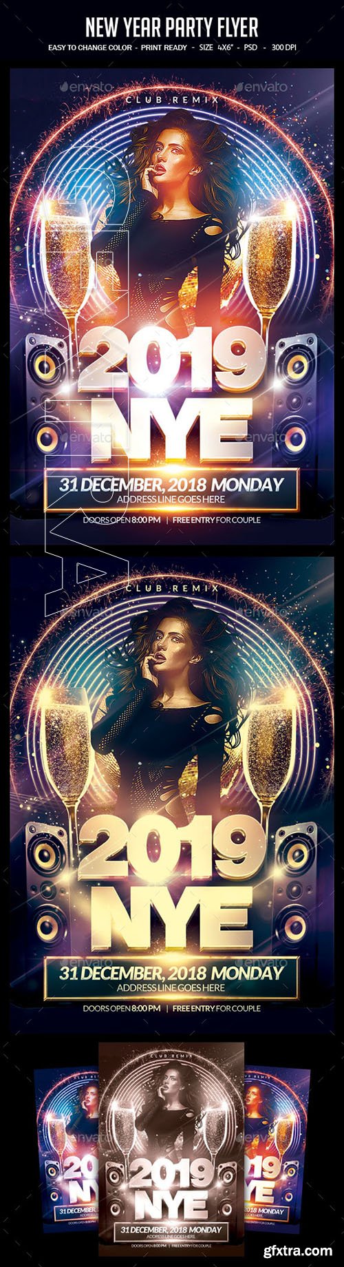 GraphicRiver - New Year Party Flyer 22757898