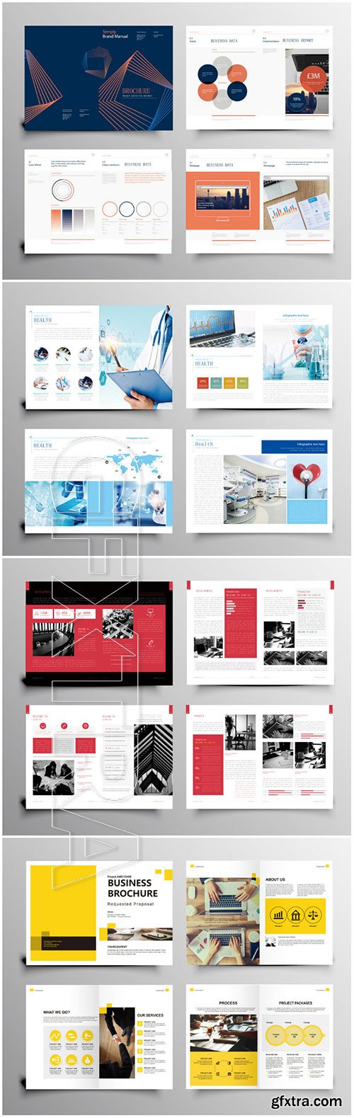 Brochure template vector layout design, corporate business annual report, magazine, flyer mockup # 233