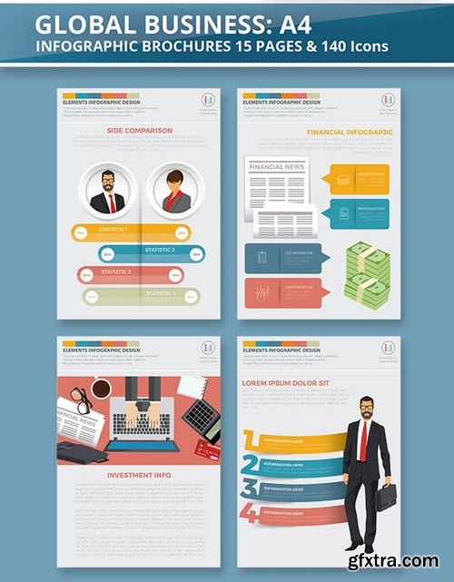 Global Business Infographics Design