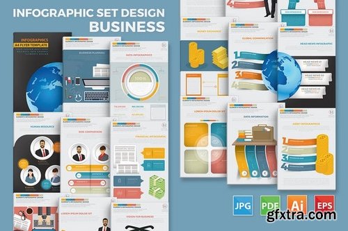 Global Business Infographics Design