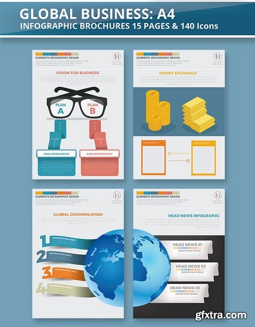 Global Business Infographics Design