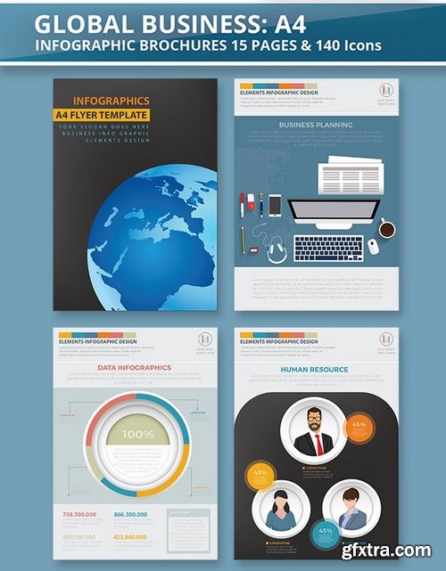 Global Business Infographics Design