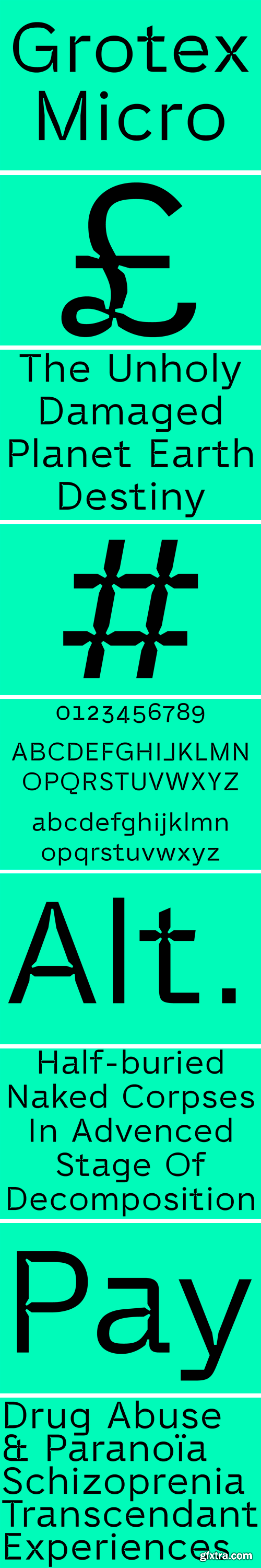 Grotex Micro Font