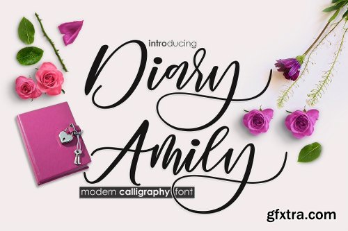 CreativeMarket Diary Amily 3100745