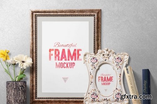 Beautiful Photo Frame Mockups Scenes