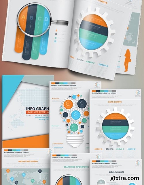 Business Infographics 15 Pages Design