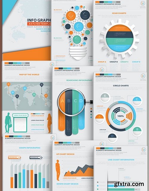 Business Infographics 15 Pages Design