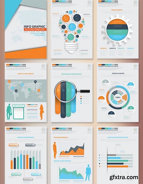 Business Infographics 15 Pages Design