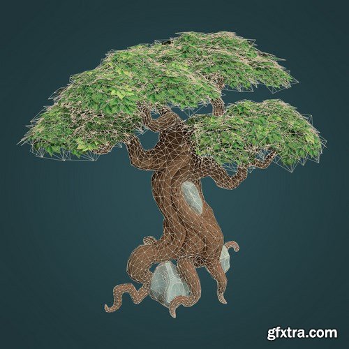 3D Cartoonish Tree