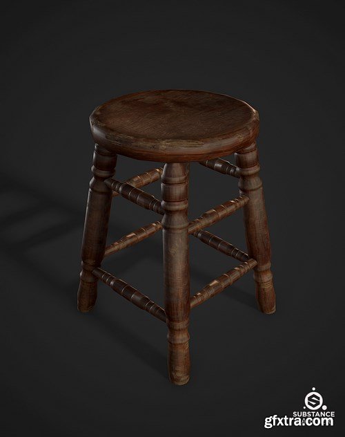 Pokertable Props set 3D Model