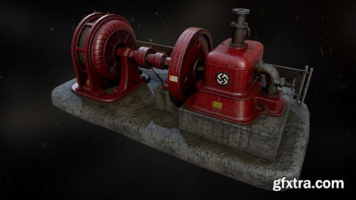 Nazi Electric Generator 3D Model