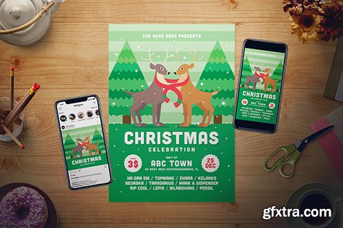 Christmas Event Flyer Set