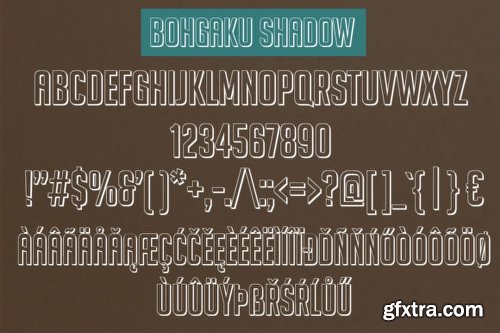 Bohgaku Family Font Family - 4 Fonts