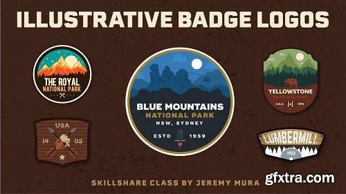 Logo Design: Adventurous Illustrative Badges