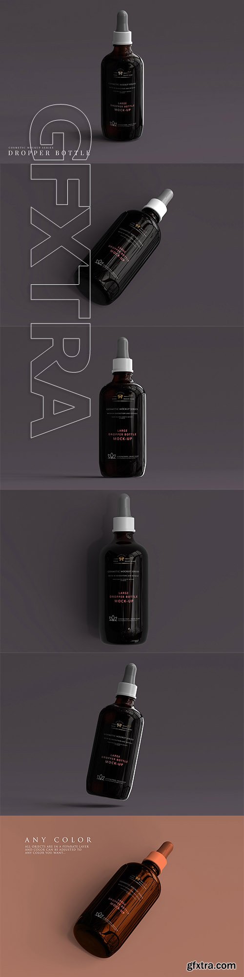 CreativeMarket - Large Dropper Bottle Mockup 3066137