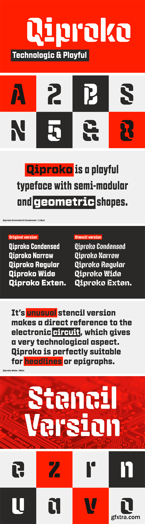 Qiproko Font Family