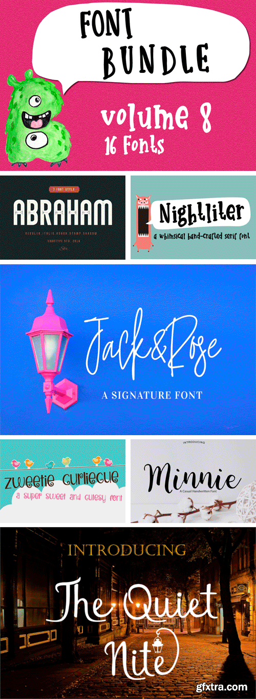 CF - Font Bundle Vol. 8