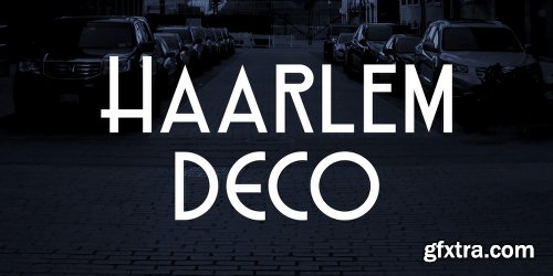 Haarlem Deco Font Family - 2 Fonts