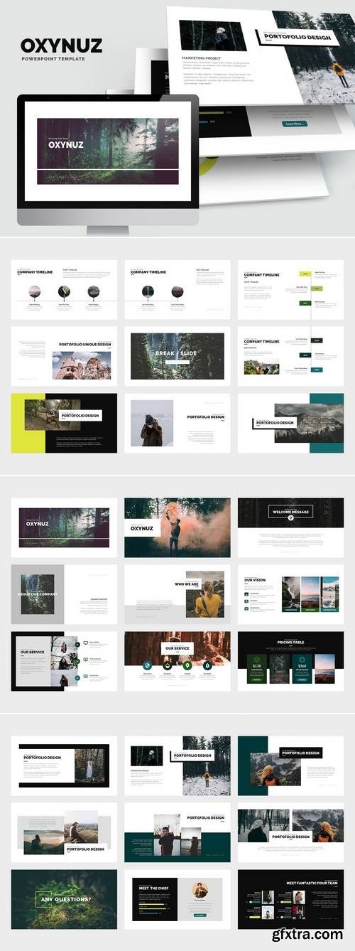 Oxynus : Minimal Style Powerpoint Template