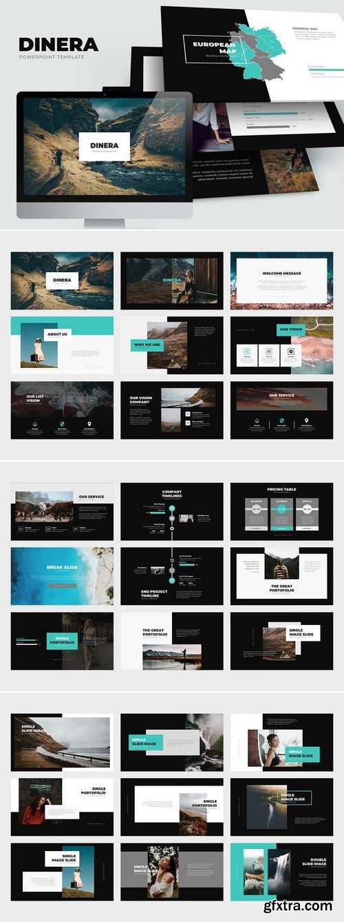 Dinera : Minimal Nature Powerpoint Template