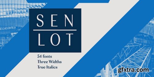 Senlot Font Family - 54 Fonts